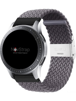Novstrap Samsung Galaxy Watch 3 45MM ile Uyumlu Kordon Kayış (22MM) Flexible Elastik Örgü Kayış