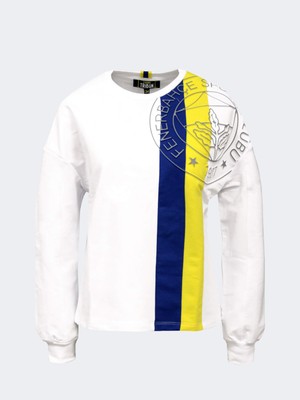 Fenerbahçe Kadın Tribün Emboss Çubuklu Sweat