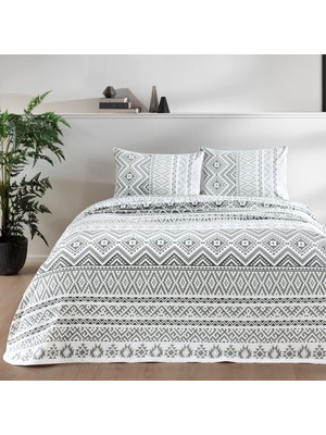 Taç Pike Takım Nori Gri Tek Kişilik