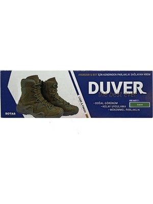 Duver Düver Ayakkabı & Bot Boyası 60 ml Haki Renk x 3 Adet