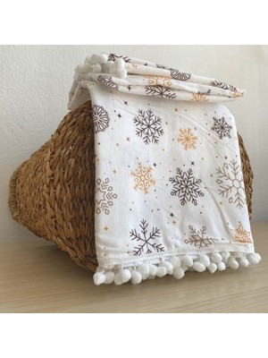 Lief Home Flanel ( Pazen ) Bebek Battaniyesi 100X115 | Çift Taraflı