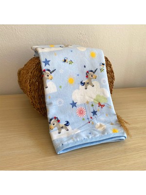 Flanel ( Pazen ) Bebek Battaniyesi 100X115 | Çift Taraflı