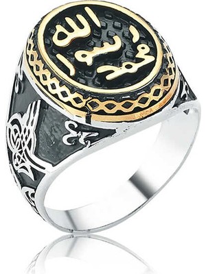 Stil Love Gümüş Mührü Şerif Erkek Yüzük
