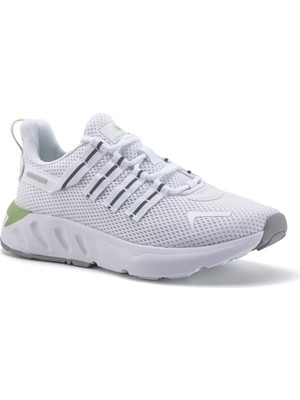 Lumberjack Kadın Beyaz Spor Ayakkabı Sword Düz Taban Deri Koşu Ayakkabısı