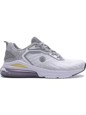 Lumberjack Mabel 3fx Beyaz Kadın Koşu Ayakkabısı Örme Malzeme ile Düz Taban Tasarımı