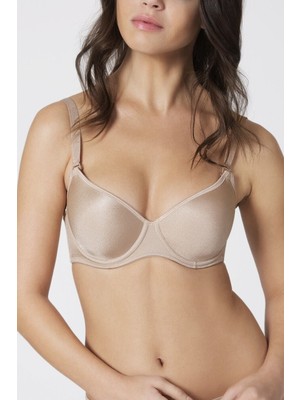 Orkide Orkide kadın Ten  Dolgusuz Büyük Beden Sütyen 8100