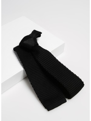 Fabrika Siyah Erkek Kravat SS23-ÖK01