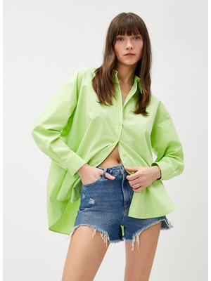 Koton Kadın Pamuk Woven Tops Gömlek