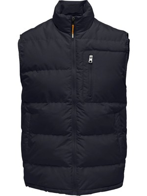 Only & Sons Lacivert Erkek Yelek 22024229_ONSJAKE Quılted Vest Otw