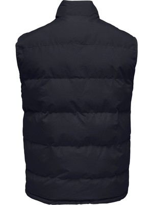 Only & Sons Lacivert Erkek Yelek 22024229_ONSJAKE Quılted Vest Otw