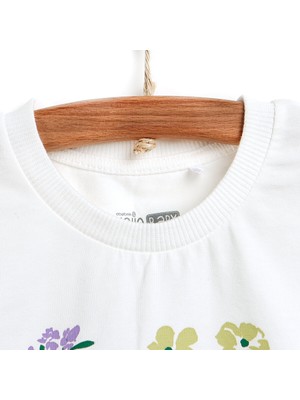 HelloBaby Botanical Garden Tshirt - Pantolon Kız Bebek