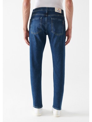 Mavi Erkek Milan Mavi Vintage Street Comfort Jean Pantolon 0081080571