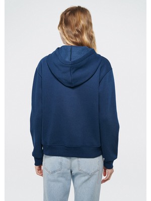 Mavi Kadın Kapüşonlu Lacivert Basic Sweatshirt 167299-70488