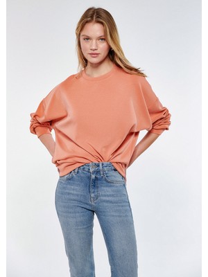 Mavi Kadın Lux Touch Turuncu Sweatshirt 168837-81968