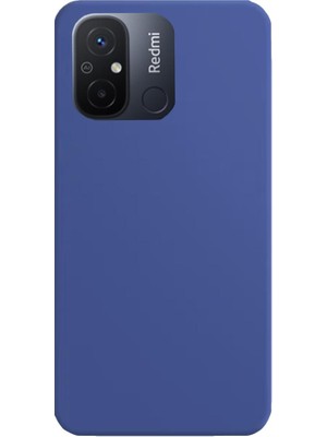 Bikapak Eco Sense Xıaomı Redmı 12C Koyu Mavi Kapak