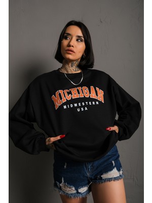 Trendseninle Mad Girls Baskili Sweatshirt10