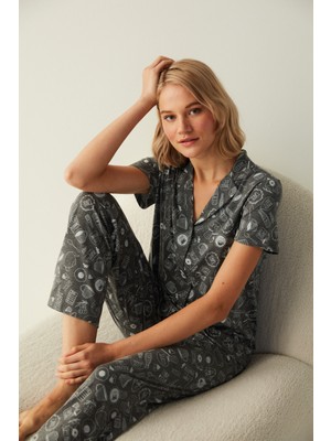 Penti Base Morning Gömlek Pantolon Pijama Takımı