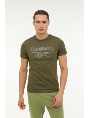 Reebok Id Camo T-Shirt Yeşil Erkek Kısa Kol T-Shirt
