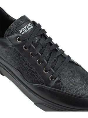 Agucino Siyah Erkek Sneaker Ayakkabı