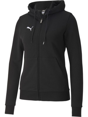 Puma Teamgoal 23 Casuals Hooded Jacket W Kadın Futbol Antrenman Ceketi 65708303 Siyah