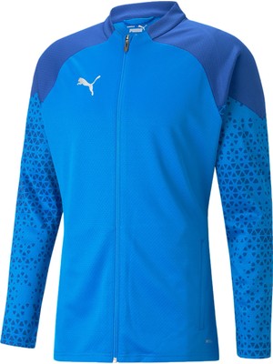 Puma Teamcup Training Jacket Erkek Futbol Antrenman Ceketi 65798302 Mavi