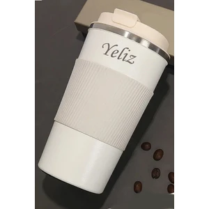 500 ml Termos Mug Kupa, Çay Kahve Kamp Termos, Çift Katmanlı Paslanmaz Çelik Araç Içi Termos