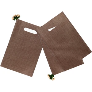 Repro Design 20X30 Hediyelik Lüks El Geçme Poşet 10 Adet Bordo