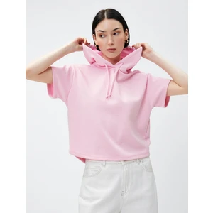 Kısa Kollu Sweatshirt Kapüşonlu10