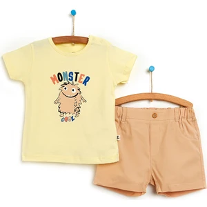 Babyz Little Monster Tshirt-Şort Erkek Bebek