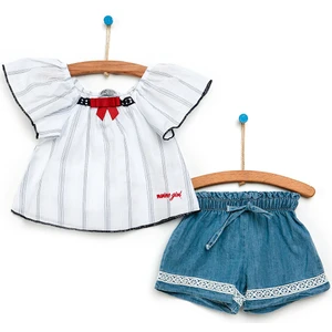 HelloBaby Marina Girl Bluz-Şort Kız Bebek