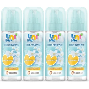 Uni Baby Kolonya Çiçeksi Kokular 150 ml x 4 Adet