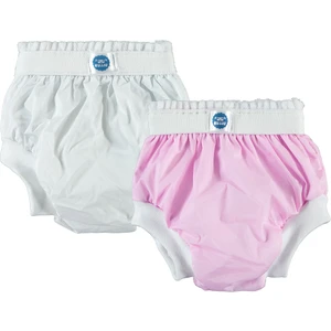 2'li Alıştırma Külodu 1 Yaş 10-14 kg Pembe-Beyaz