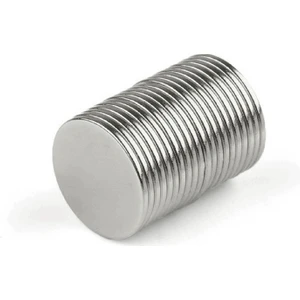TR Magnet 15 x 1 mm Çap: 15 Mm, Kalınlık : 1 mm Yuvarlak Neodyum Mıknatıs -75 Adet