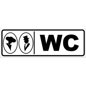 Vizyon Trafik Wc Levhası 10X30 Sticker