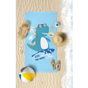 Vevien Home Surf Dino Dijital Baskılı 75X145 Cm Çocuk Plaj Havlusu