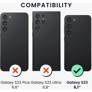 Samsung Galaxy S23 Kılıf Magsafe Wireless Kablosuz Şarj Uyumlu Manyetik Şeffaf Kapak