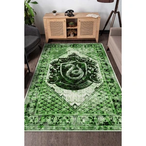 Slytherin Dokuma Tabanlı Yıkanabilir Kaymaz Harry Potter Film Halısı
