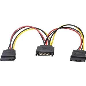 PrimeX Plus PX-4426 Sata To Sata Çoklayıcı , Sata Pin Dişi-2 Port Sata Erkek Çoklayıcı, Sata Y Kablo Splitter HDD Bağlantı Kablosu