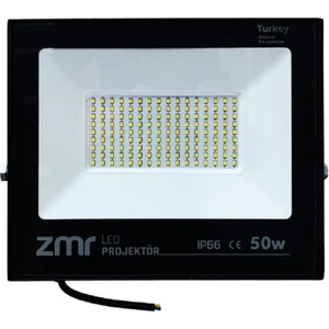 LED Projektör 50 Watt Slim Kasa 220V 6500K Beyaz Işık Zmr