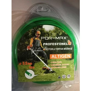 Motorlu Tırpan Misinası 3,5mm 36M Altıgen (Yeşil)