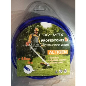 Motorlu Tırpan Misinası 4mm 28M Altıgen