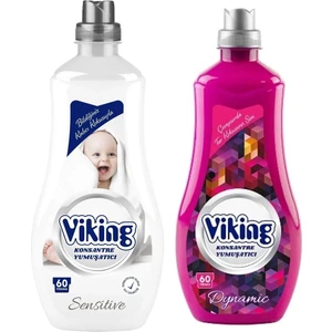 Sensitive Konsantre Yumuşatıcı 1440 Ml+Yumuşatıcı Dynamic 1440 ml 2'li Set