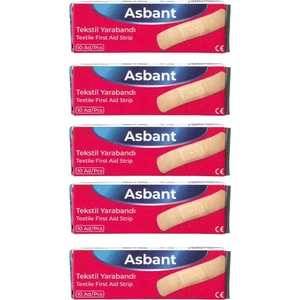 Asbant Tekstil Yarabandı 5 Paket (50 Adet)