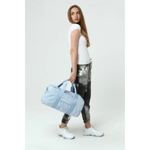 Icone Bag Spor Çanta, Paraşüt Kumaş Önü Cepli Unisex Spor Fitness Gym Çantası, Mavi Renk Spor Çantası