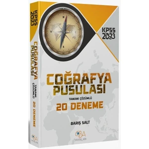 CBA Akademi 2023 KPSS  Coğrafya Pusulası 20 Deneme