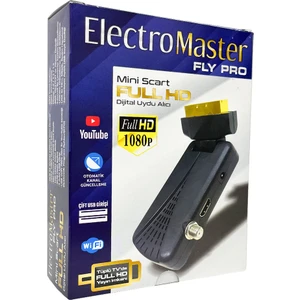 Electromaster Fly Pro Youtube, Wifi Mini Scart Dijital Fhd Uydu Alıcı