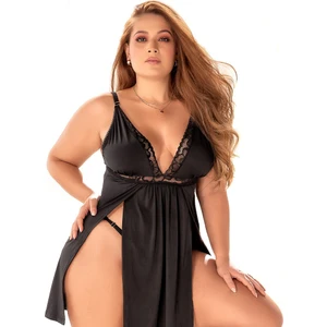 Kadın Büyük Beden Dantel Detaylı Yeni Sezon Seksi Fantezi Gecelik New Model Fancy Costume