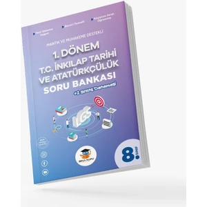 Zeka Küpü Yayınları 8.Sınıf İnkılap Tarihi 1.Dönem Soru Bankası 250 Sayfa LGS Hazırlığı