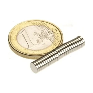 TR Magnet 5 x 1 mm Çap: 5 Mm, Kalınlık : 1 mm Yuvarlak Neodyum Mıknatıs