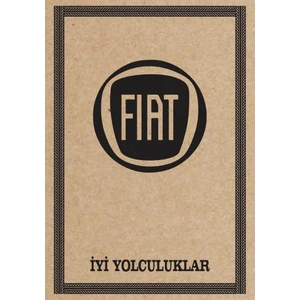Oto Paspas Kağıdı Fiat Amblem Baskılı 100 Adet 35 x 50 cm